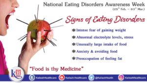 Overeating or under-eating, both are eating disorders that can be managed easily with expert Psychiatric advice.