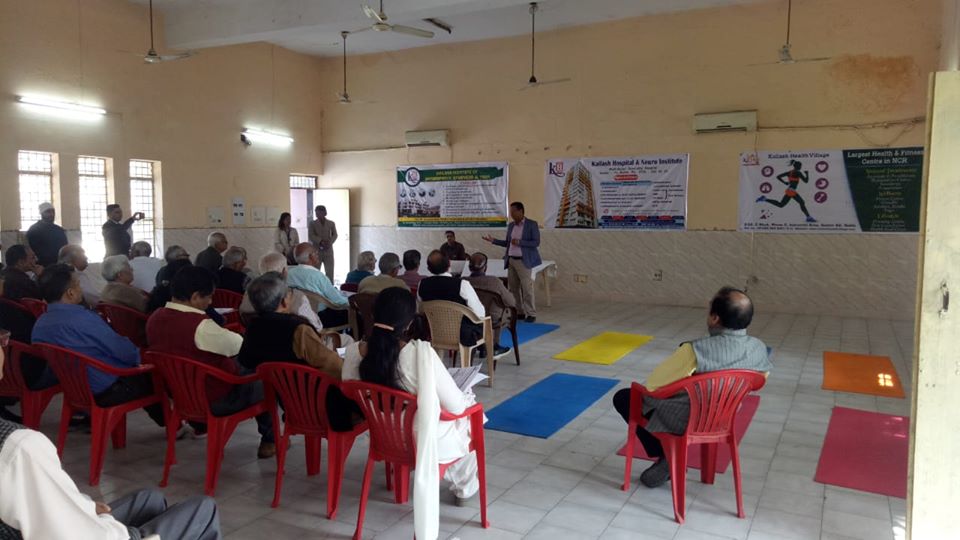 Kailash Hospital & Neuro Institute organized an “Educative Health Talk” at the Community Centre, Sec – 61, Noida