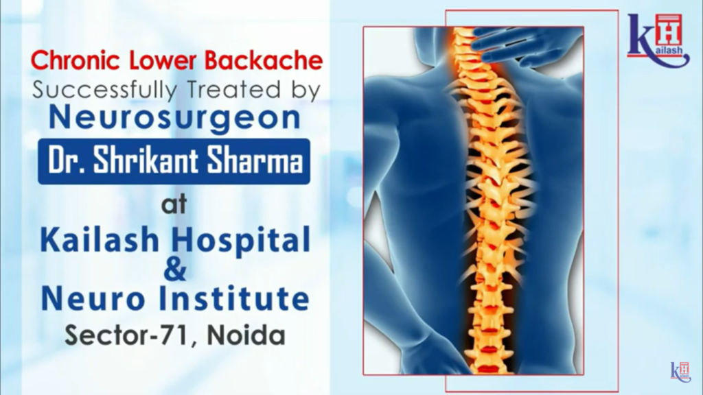 Chronic Lower Backache Successfully Treated by Neurosurgeon Dr. Shrikant Sharma, at KHNI, Noida