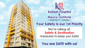 Sanitization & Healthcare Hygiene at Kailash Hospital & Neuro Institute, Sec 71, Noida