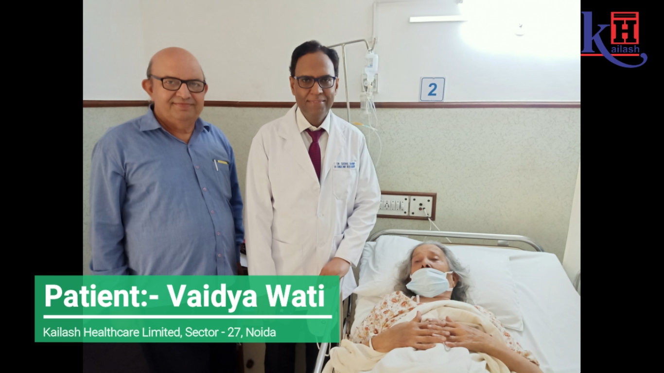 Successful Hip Replacement Surgery of 88 yr old patient | Kailash Hospital Sec-27 Noida