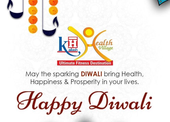 Kailash Health Village a wishes you & your family a healthy, prosperous & Happy Diwali.