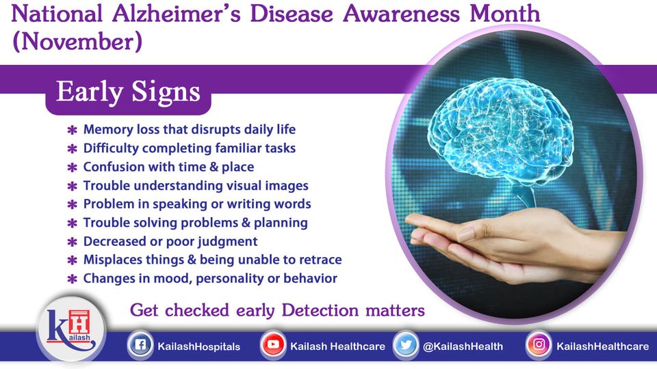 Alzheimer’s disease is a progressive disorder causing brain cells to degenerate & die. Know the early signs of Alzheimer’s.