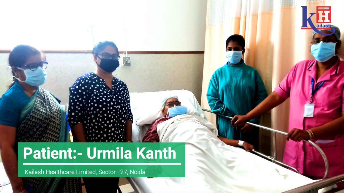 Successful treatment of 82 yr old patient’s Femur bone fracture | Kailash Hospital Sec 27 Noida