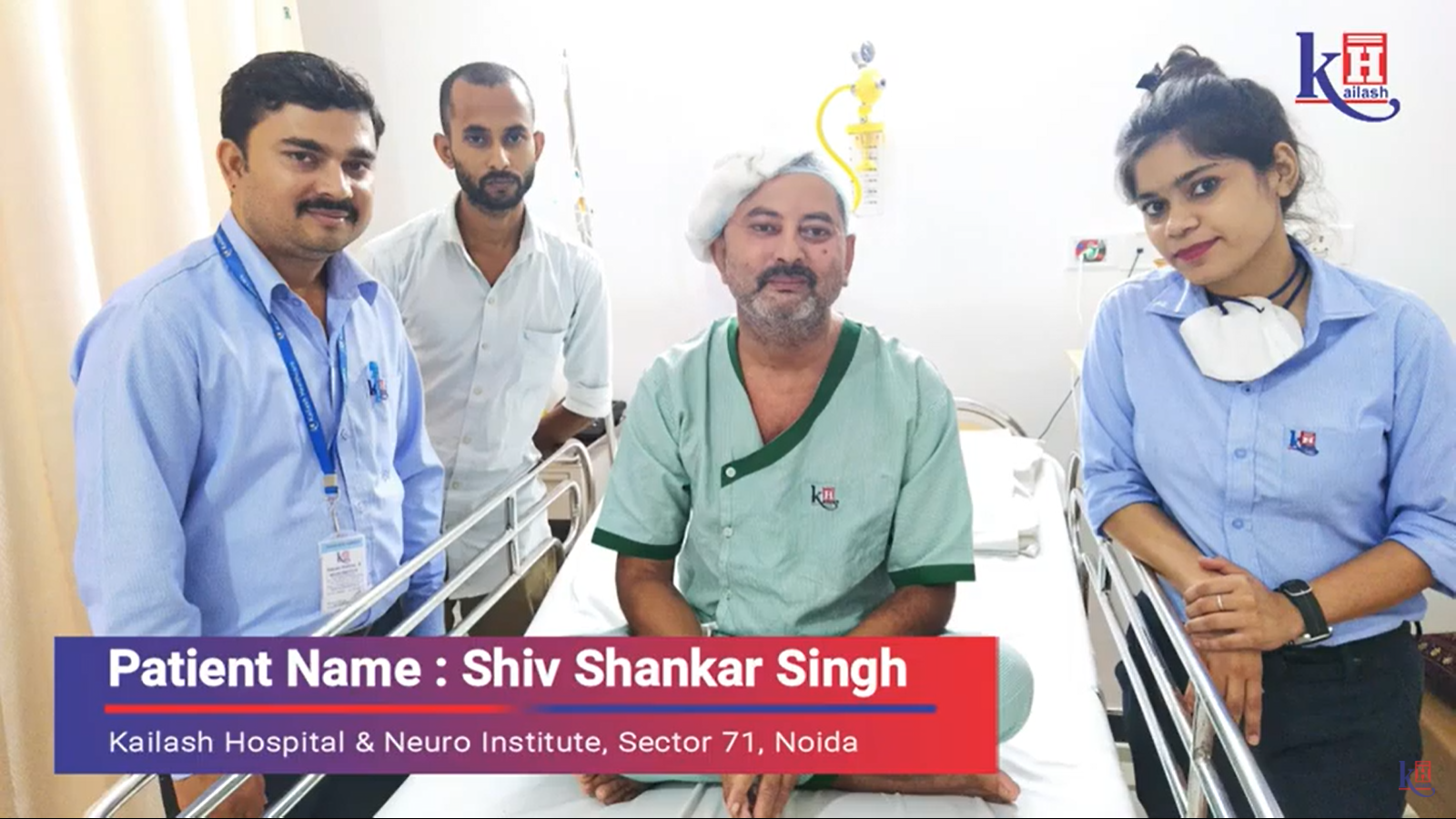 Successfully recovery from large brain tumour- Meningioma | Kailash Hospital, Sector-71, Noida