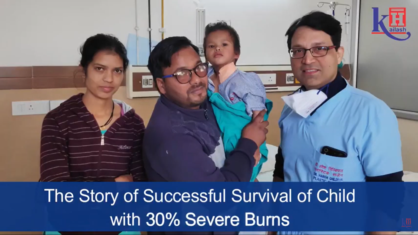 Successful Plastic Surgery of Child with 30% Severe Burn | Kailash Hospital Dehradun