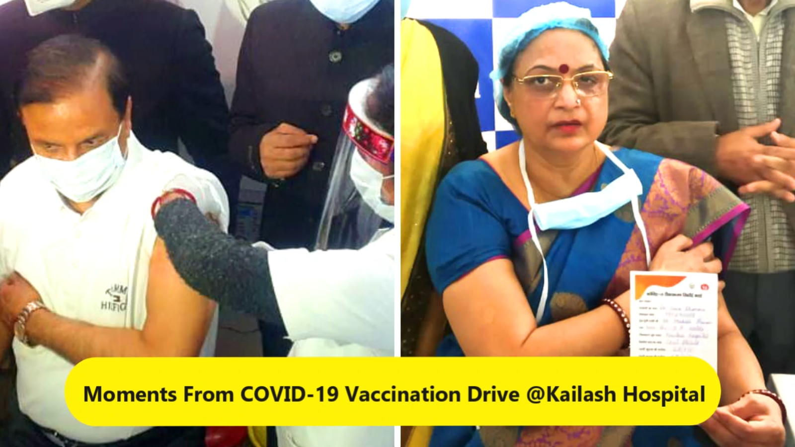 Treasured Moments from COVID19 Vaccination Drive | Kailash Group of Hospitals
