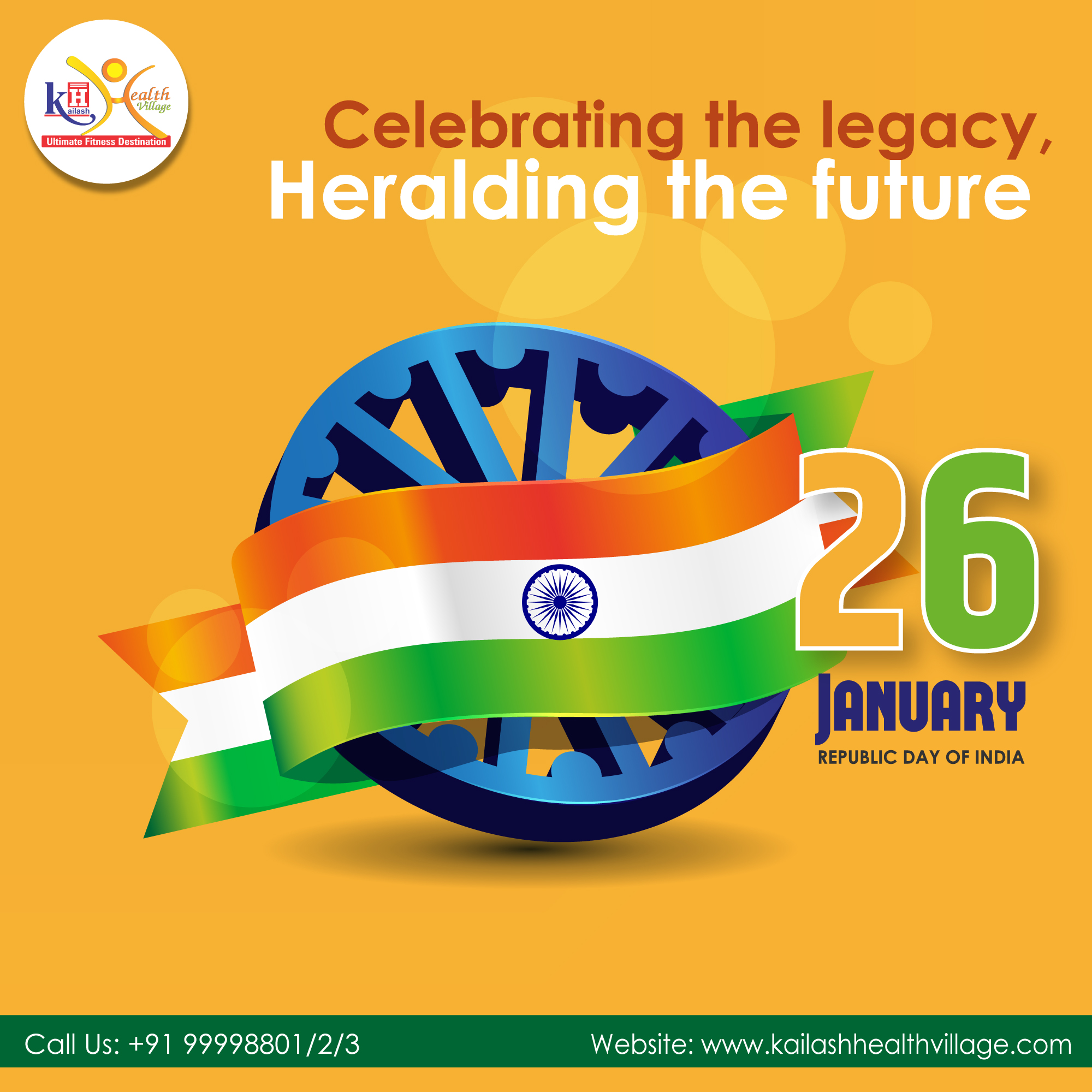 Kailash Health Village wishes you all a Happy Republic Day.