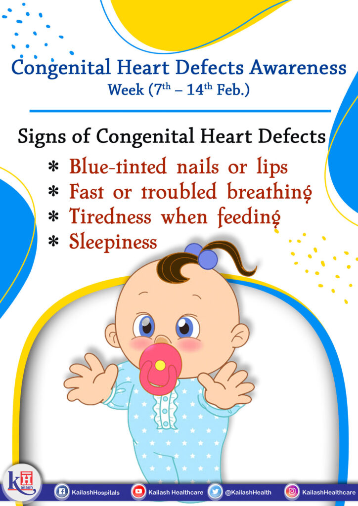 Generally most of the congenital heart defects are left ignored due to lack of awareness. Know about its symptoms & get early treatment.