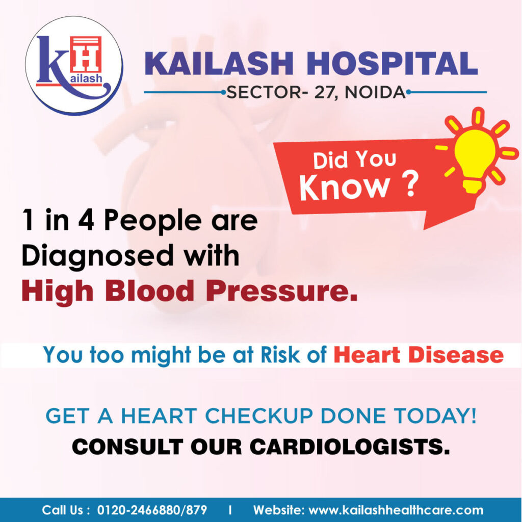 High Blood Pressure can lead to risk of Cardiovascular Diseases. Control your BP & Blood Sugar.