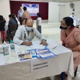 Kailash Hospital & Heart Institute, Noida in association with BHEL, organized a Free Health Check-up camp 4