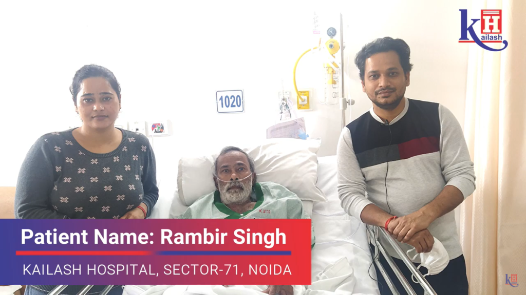 Medication reacted Severe Lung Infection successfully managed | Kailash Hospital Sector 71 Noida