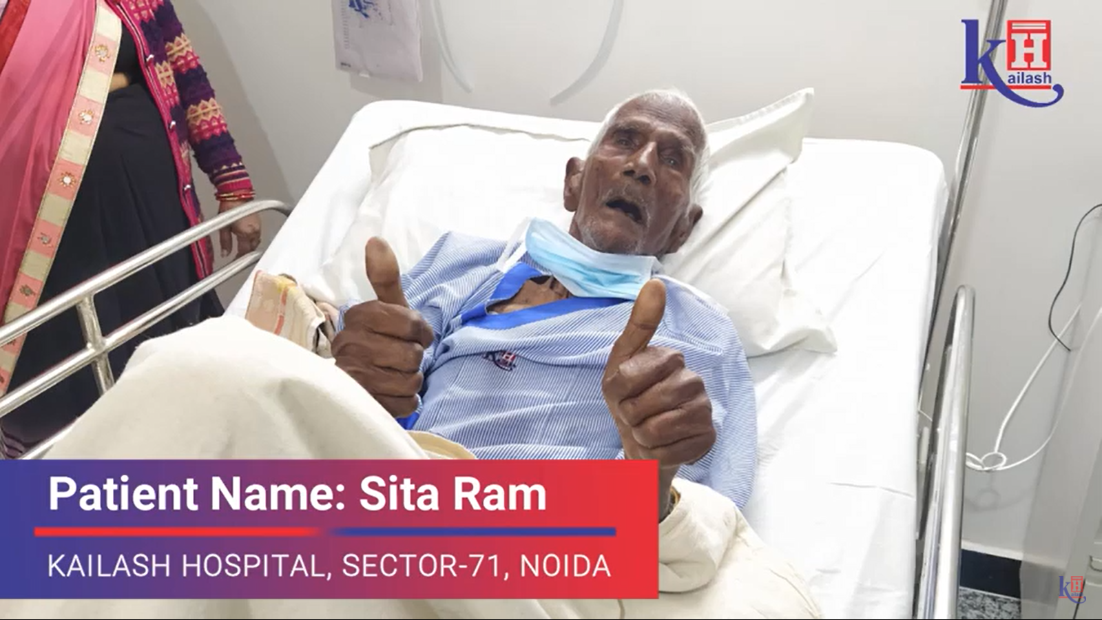 Successful Hip Replacement Surgery of 97yr old patient | Kailash Hospital Sector- 71 Noida