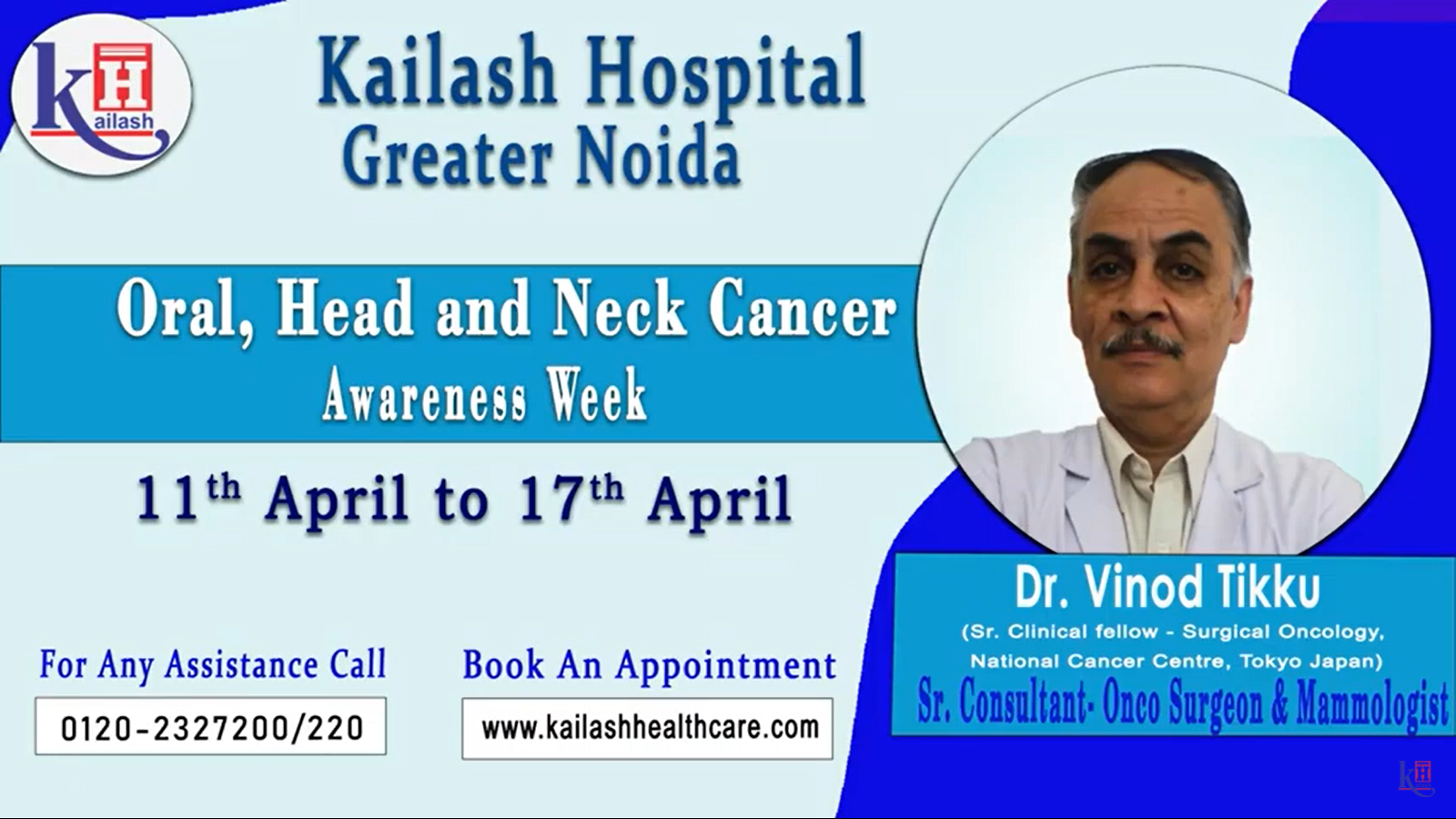 Oral, Head & Neck Cancer: Early Diagnosis & Management | Kailash Hospital Greater Noida