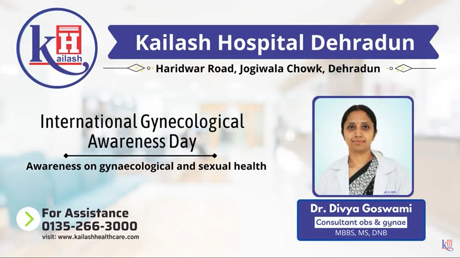 International Gynaecological Awareness Day | Dr. Divya Goswami at Kailash Hospital, Dehradun