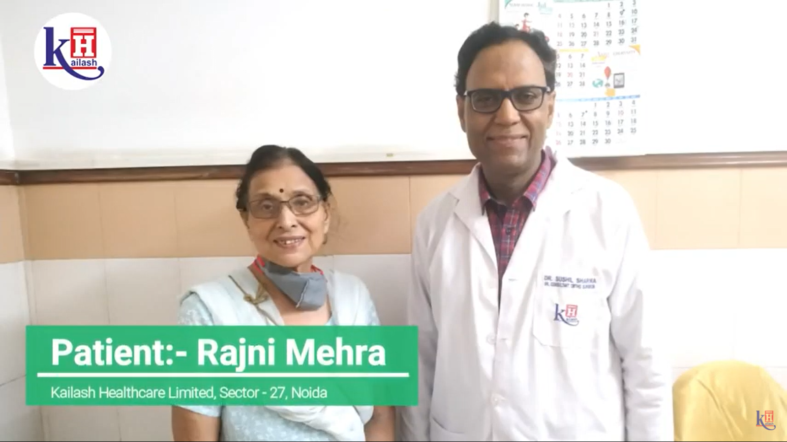 74 yr old patient restores mobility after Total Knee Replacement Surgery | Kailash Hospital Noida