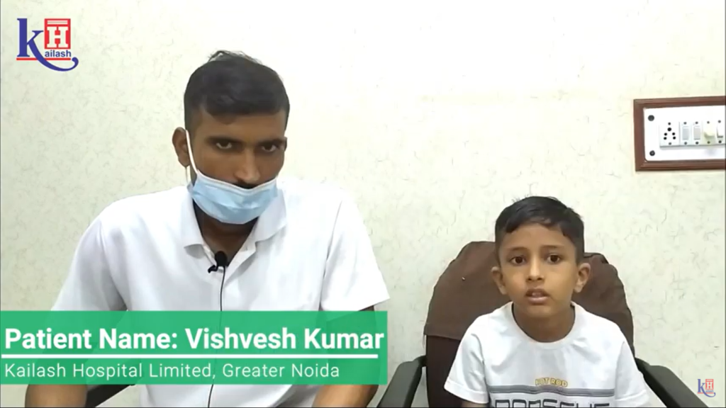 Timely Eye Surgery saved a child patient from future vision problems | Kailash Hospital Gr Noida