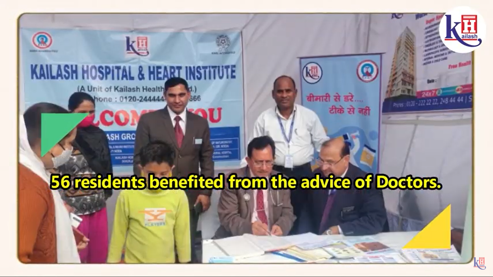 Free Mega Heath Checkup Camp at Mayur Vihar 3 Delhi | Kailash Hospital Sector 27 Noida