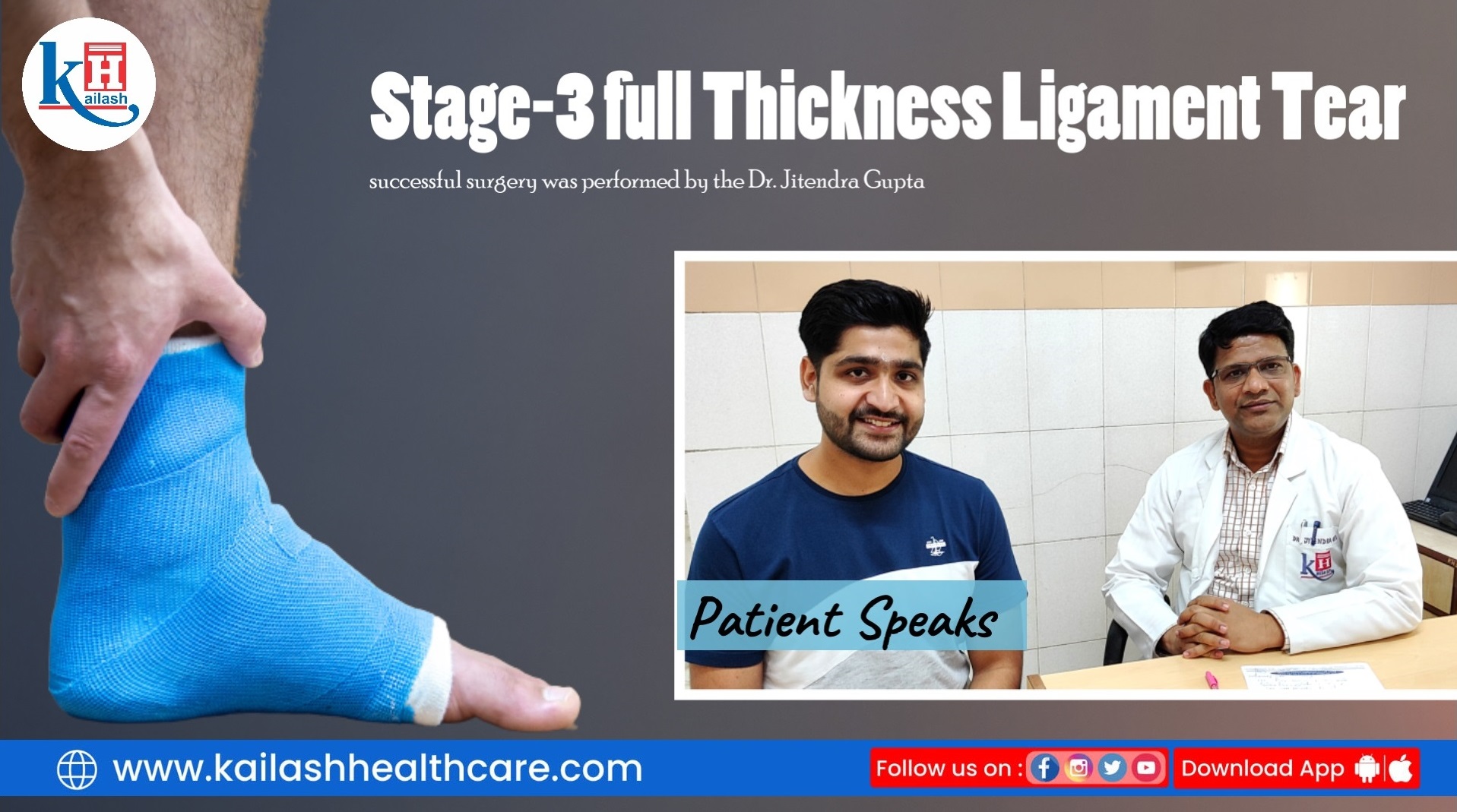 An Excellent Comeback! Volleyball Player Returns After Ligament Surgery at Kailash Hospital