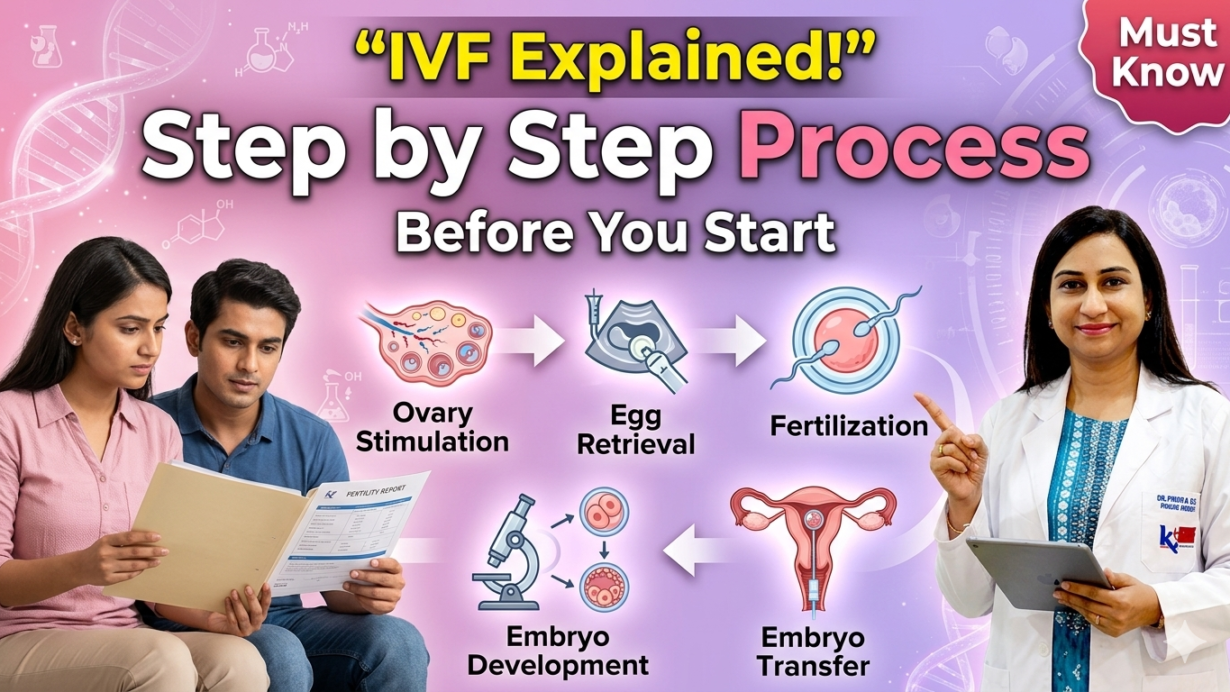 IVF Treatment Step by Step by monika gupta kailash ivf