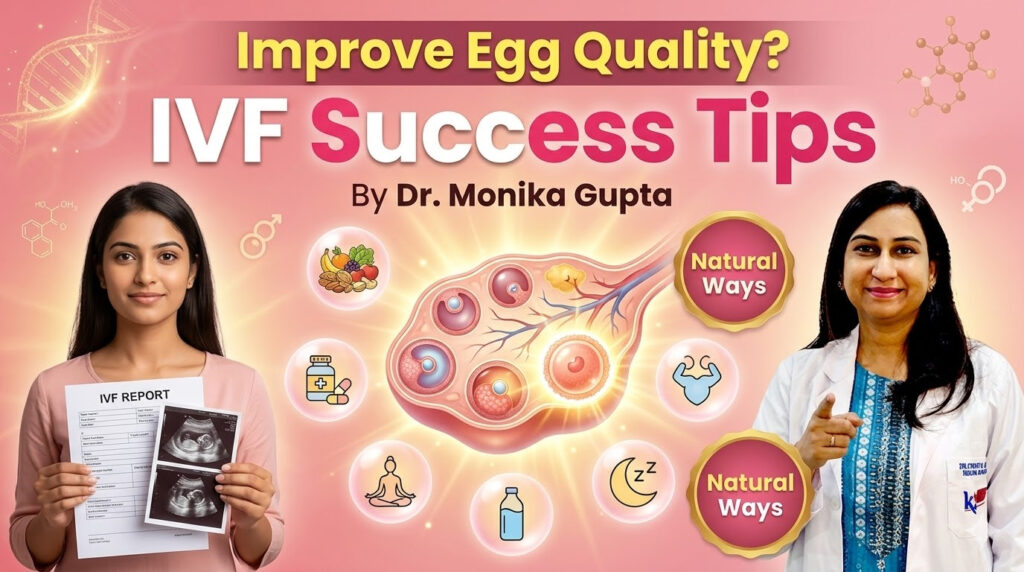 How to Improve Egg Quality for IVF Naturally Dr monika gupta