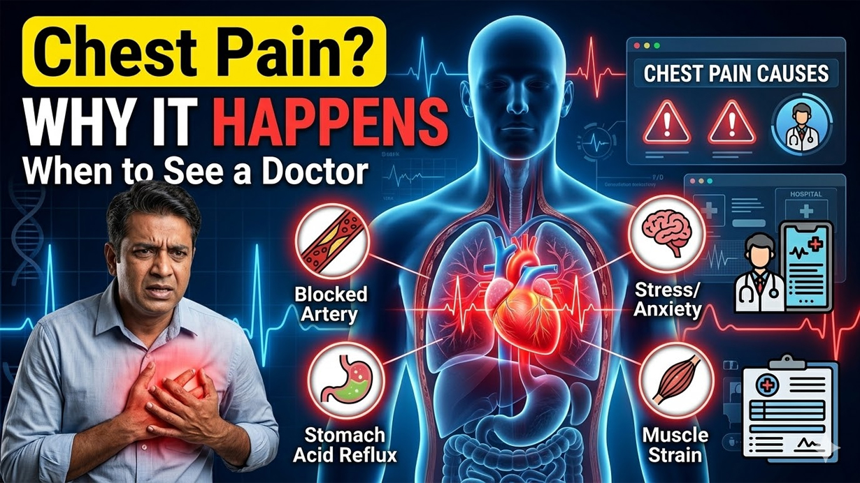Why Does Chest Pain Occur? Causes, Symptoms & When to See a Doctor